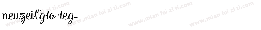 neuzeitgro reg字体转换